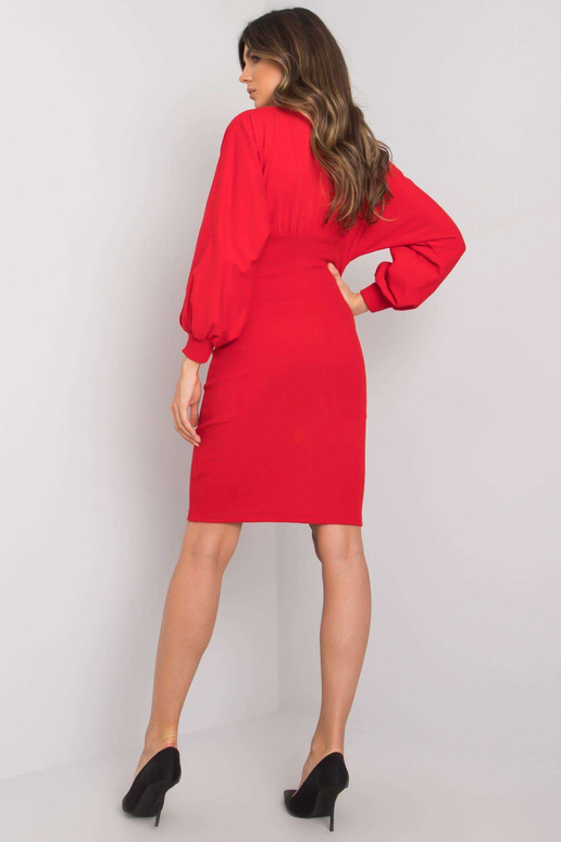 Červené vypasované šaty Violette RUE...