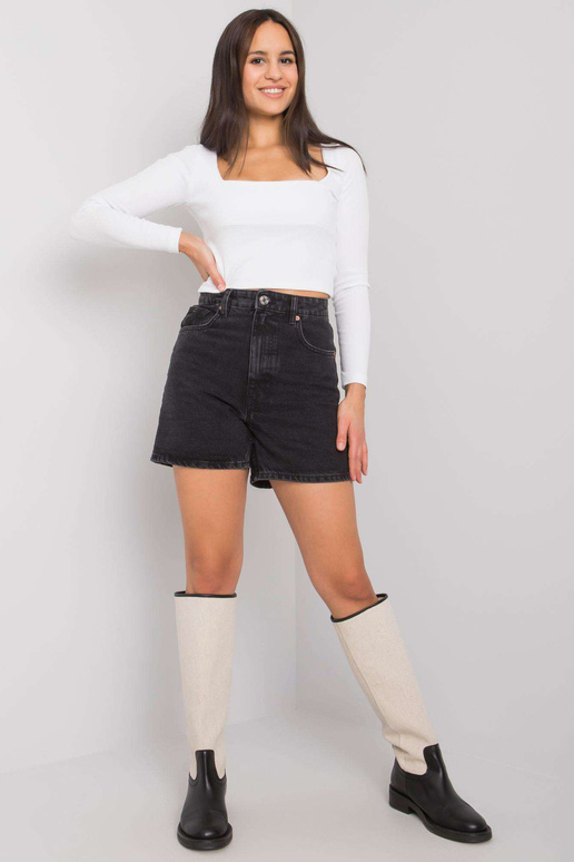 Bílá halenka s krátkými proužky Cammy...