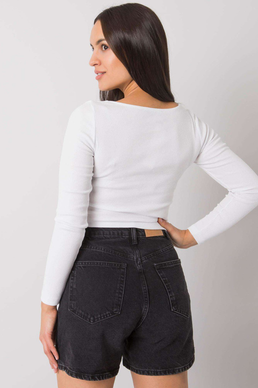 Bílá halenka s krátkými proužky Cammy...