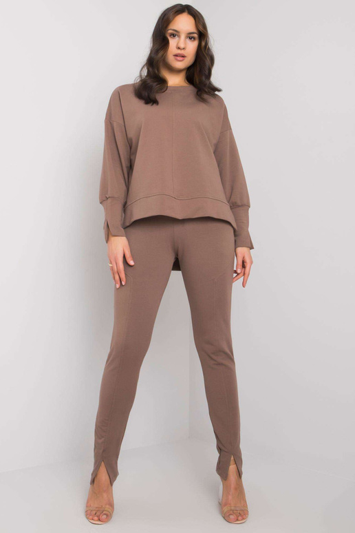 Hnědá dvoudílná dámská souprava...