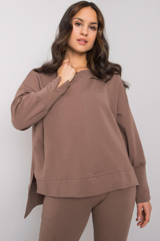 Hnědá dvoudílná dámská souprava...