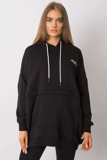Černá mikina s kapucí Edna