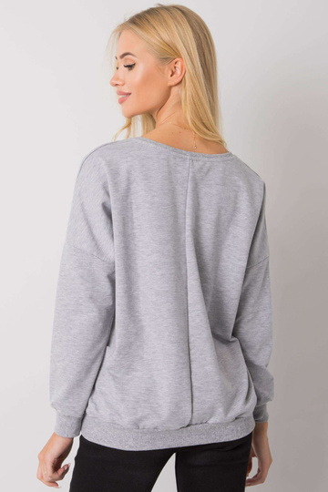 Šedá melanžová mikina pro... 2