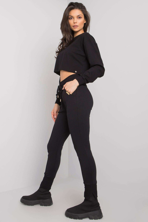 Černé tepláky s kapsami Naomi RUE PARIS