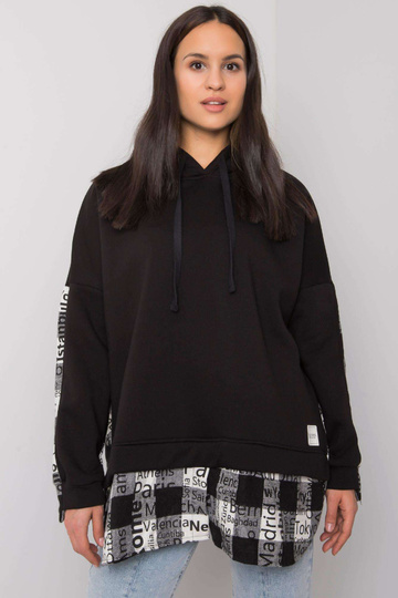 Černobílá dámská mikina...