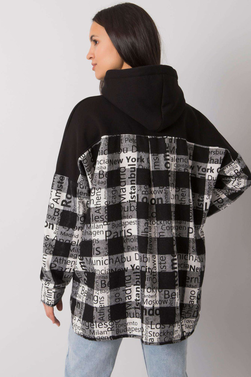 Černobílá dámská mikina Freyah RUE PARIS