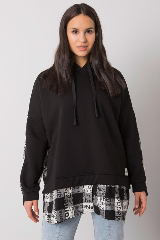 Černobílá dámská mikina Freyah RUE PARIS