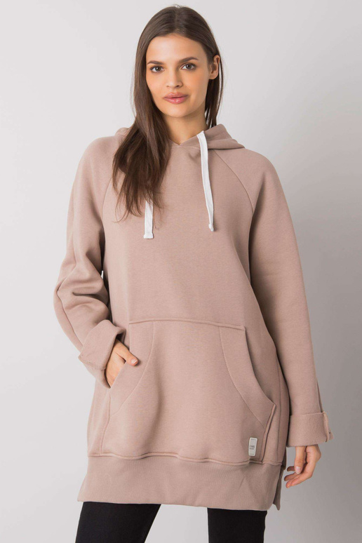 Mikina-RV-BL-7371.00P-tmavě béžová