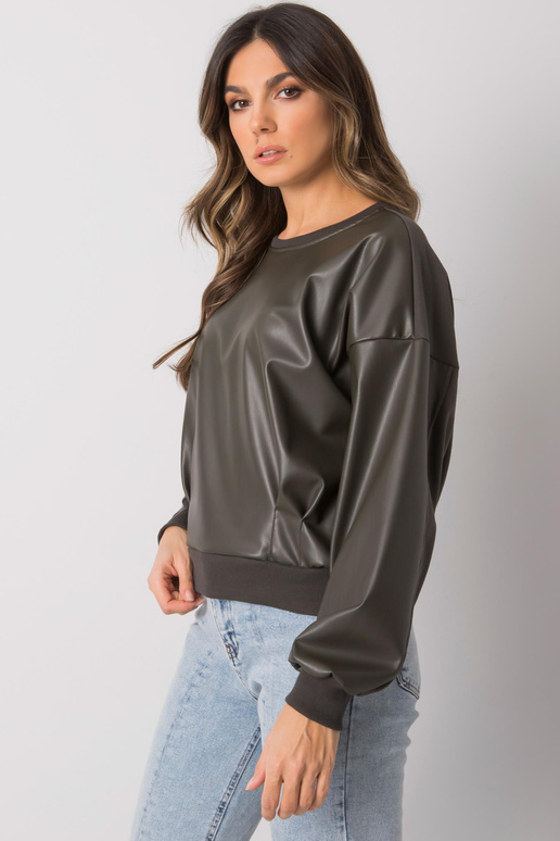 Mikina-RV-BL-7352.52-tmavá khaki