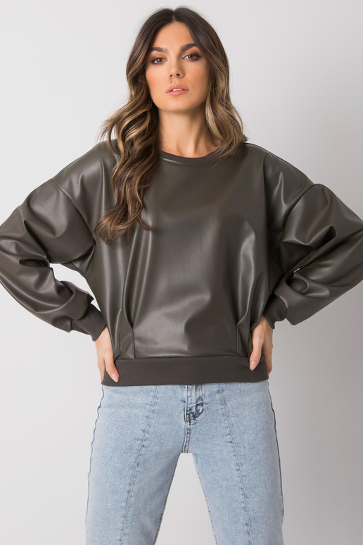 Mikina-RV-BL-7352.52-tmavá khaki