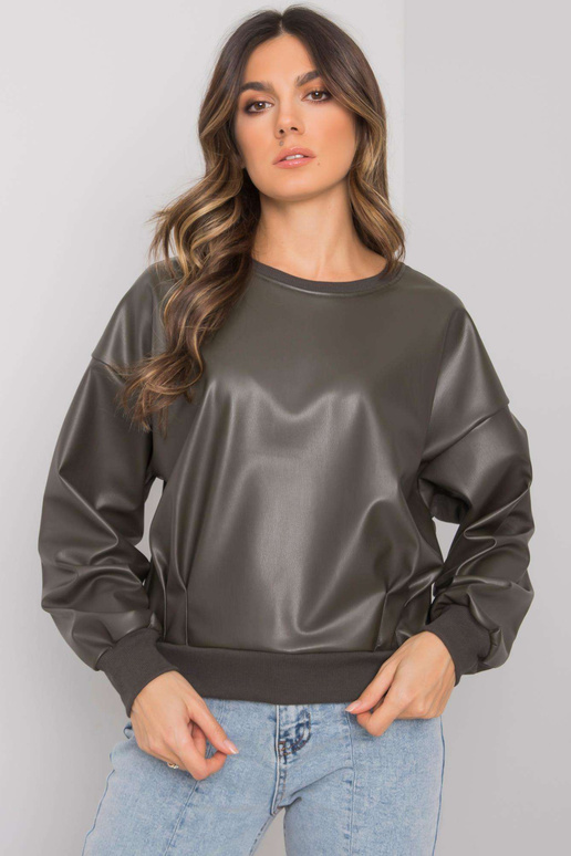 Mikina-RV-BL-7352.52-tmavá khaki