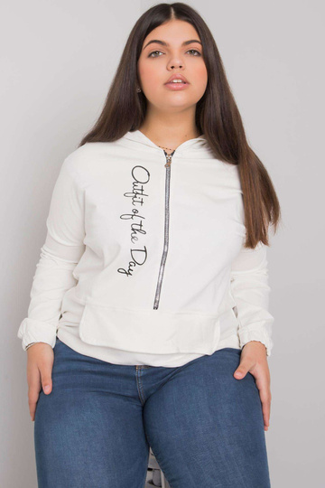 Mikina Ecru Kaylee Plus Size 2