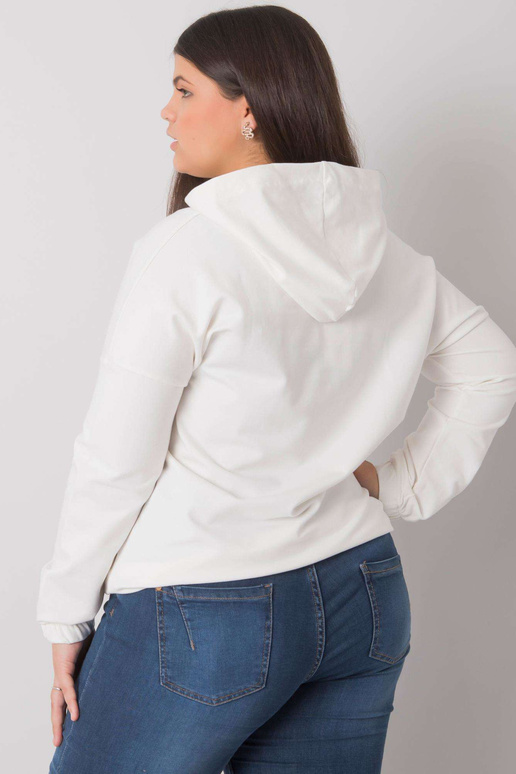 Mikina Ecru Kaylee Plus Size