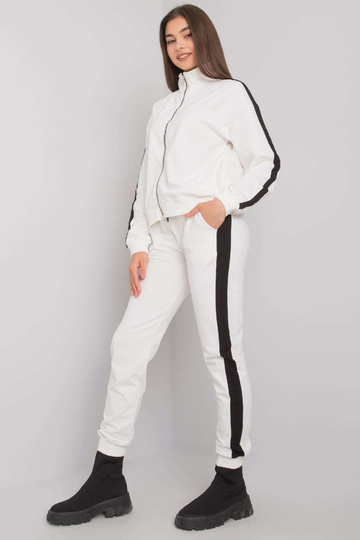 Ecru dámský set s pruhy Aliana