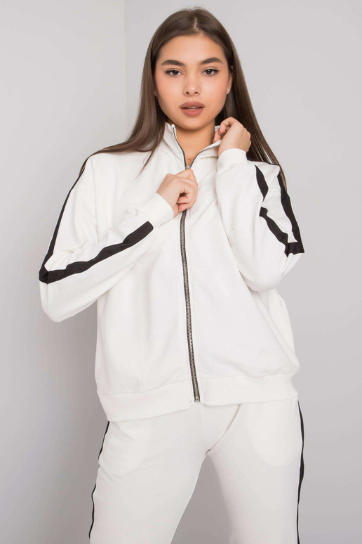 Ecru dámský set s pruhy Aliana