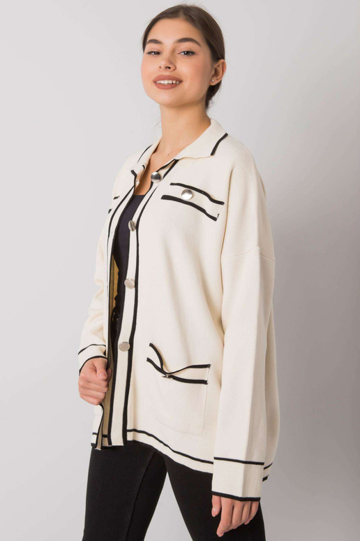 Krémový kardigan s kapsami Shelton