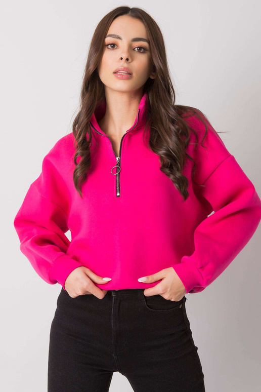 Fuchsiová základní mikina Simae Fuchsiová základní mikina Simae