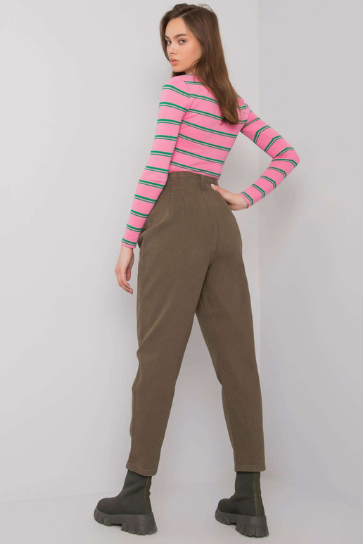 Khaki džínové kalhoty Auburn s...