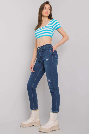 Tmavě modré dámské džínové...