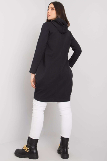 Černá bavlněná tunika velké...