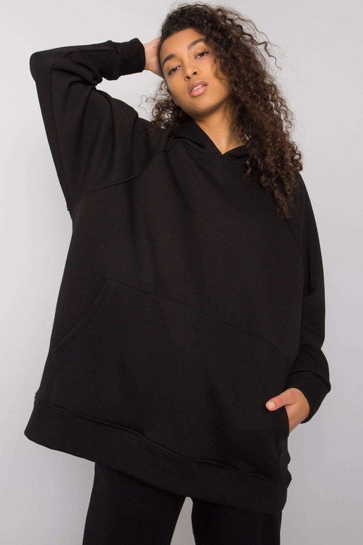 Černá klokaní mikina pro ženy Selita
