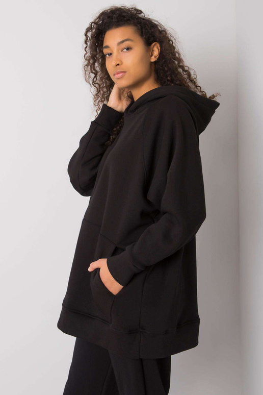 Černá klokaní mikina pro ženy Selita