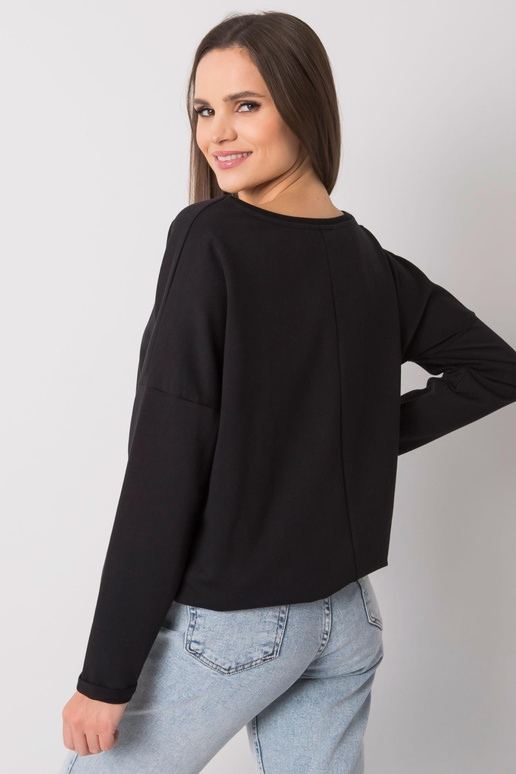 Černá halenka s kamínky Adele RUE PARIS