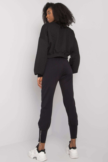 Černé tepláky se zipy Cindy...