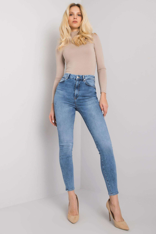 Světle modré úzké džíny Charice