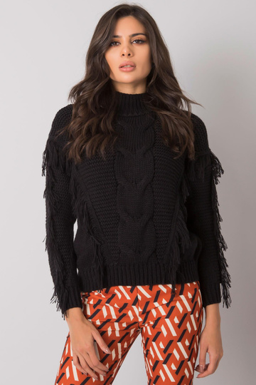 Černý svetr s třásněmi... 2