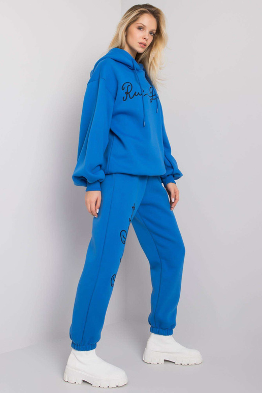 Tmavě modrá bavlněná dvoudílná...