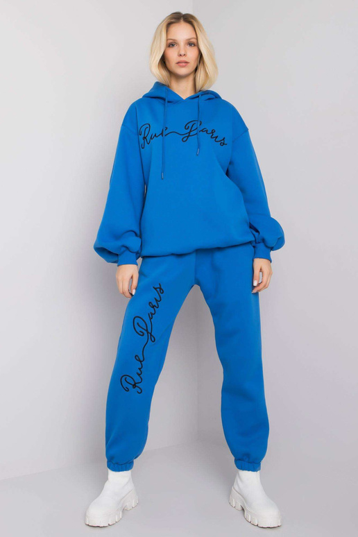 Tmavě modrá bavlněná dvoudílná...