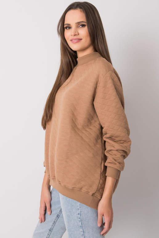 Camel prošívaná mikina Chloe