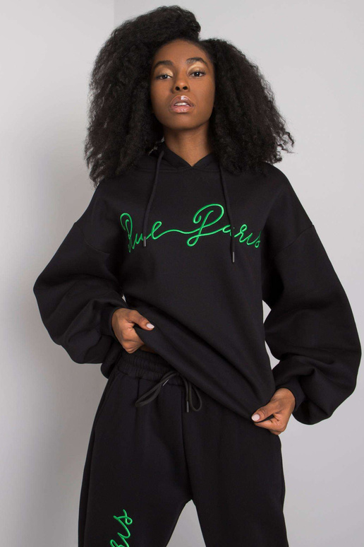 Černá bavlněná dvoudílná souprava...