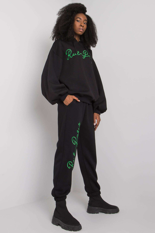 Černá bavlněná dvoudílná souprava...