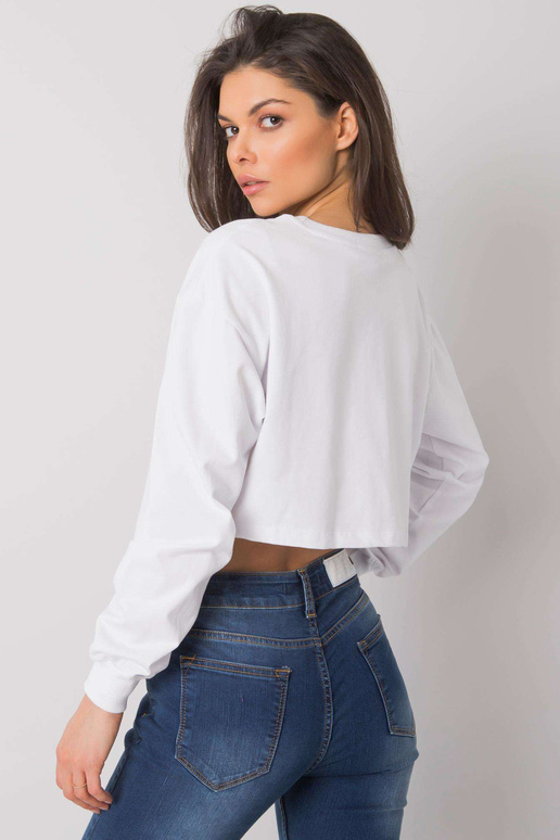 Bílá krátká halenka basic Simeona