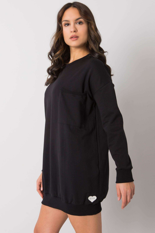 Černé šaty s kapsičkou Hanely RUE PARIS