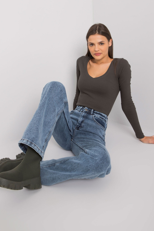 Modré džíny pro ženy běžné Fortaleza