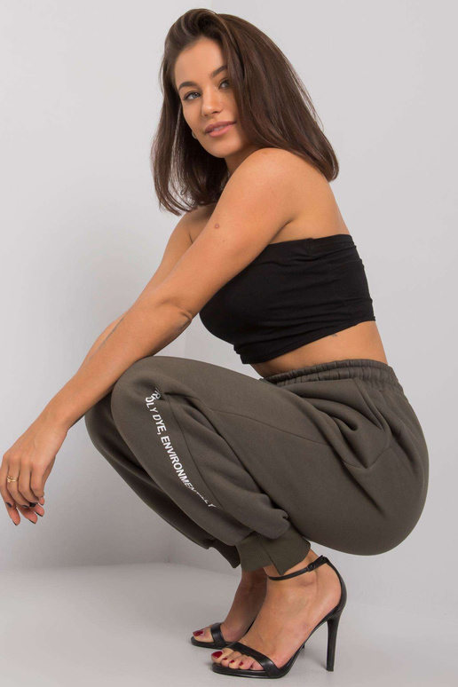 Tmavé khaki dámské tepláky Atlanta Tmavé khaki dámské tepláky Atlanta