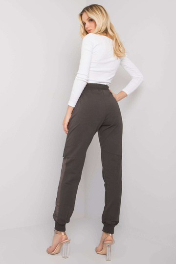 Tmavé khaki bavlněné... 2