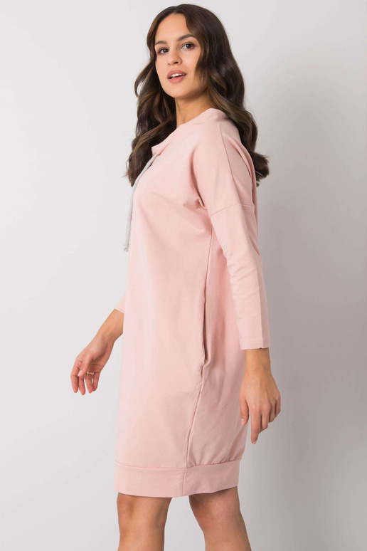 Paulie špinavě růžové bavlněné šaty