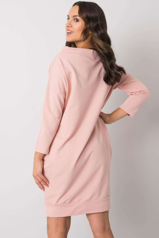 Paulie špinavě růžové bavlněné šaty