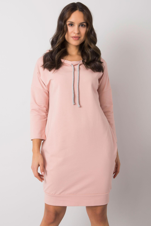 Paulie špinavě růžové bavlněné šaty