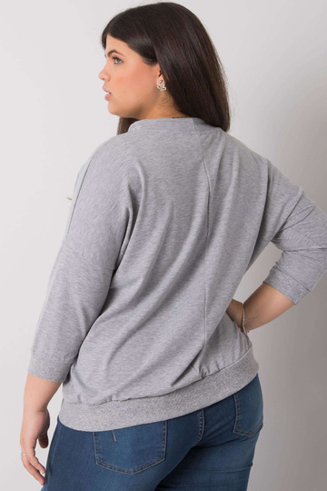 Šedá melanžová halenka... 2