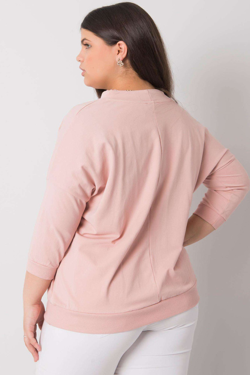 Špinavě růžová halenka větší...