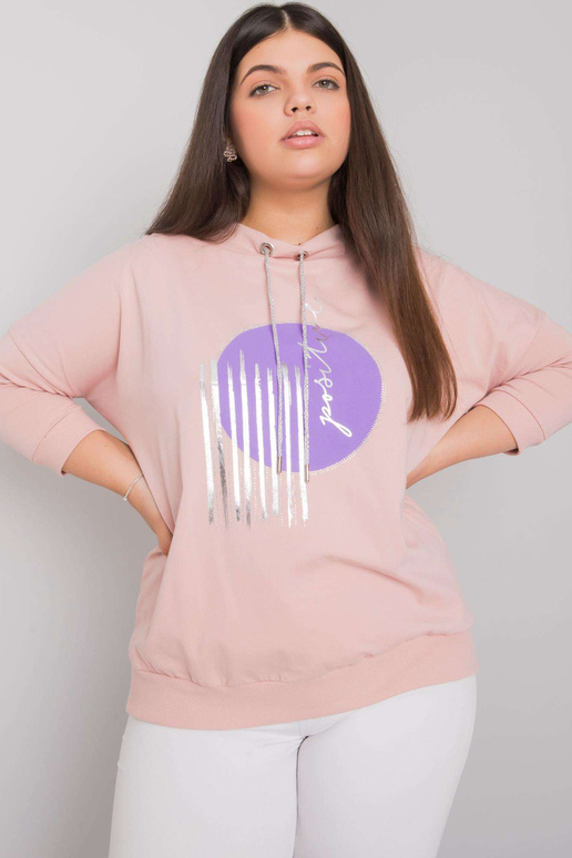 Špinavě růžová halenka větší...