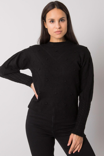 Černý svetr s ozdobnými... 2