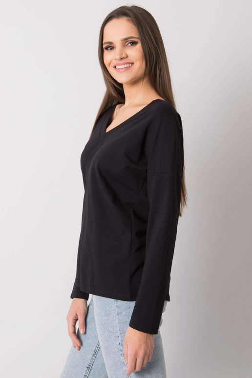 Černá dámská halenka s dlouhým...