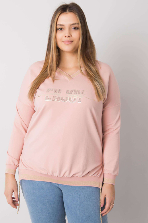 Špinavě růžová halenka větší...