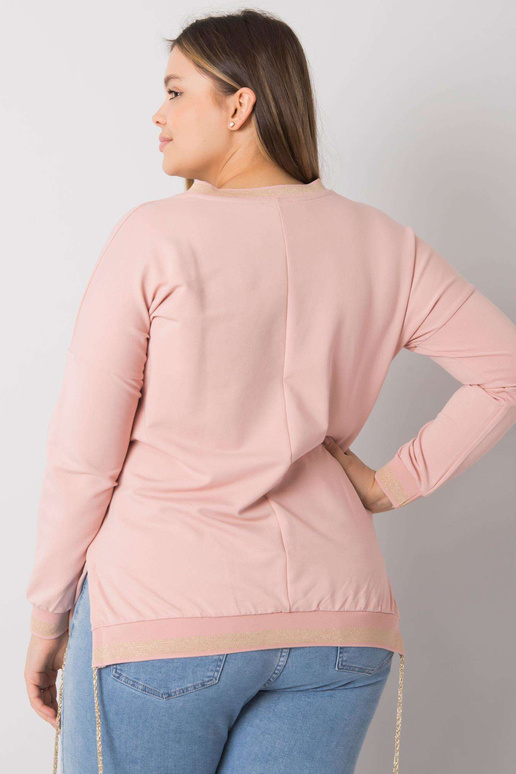 Špinavě růžová halenka větší...